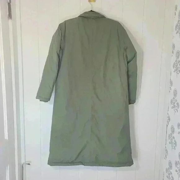 Lands End Goosedown green parka, coat, jacket, Size 6-8 S/P - Picture 11 of 13